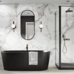 marble shower